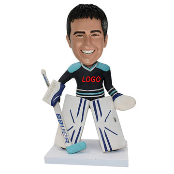 Custom Hockey Goalie Bobblehead
